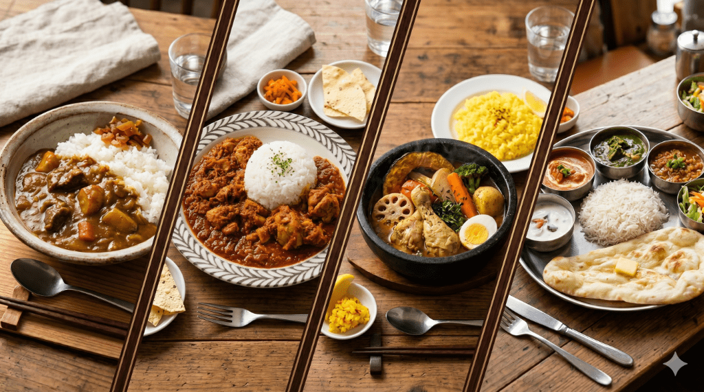 4タイプ比較！業務用カレーの選び方